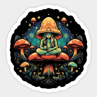 Dreaming of Magic Shrooms Sticker